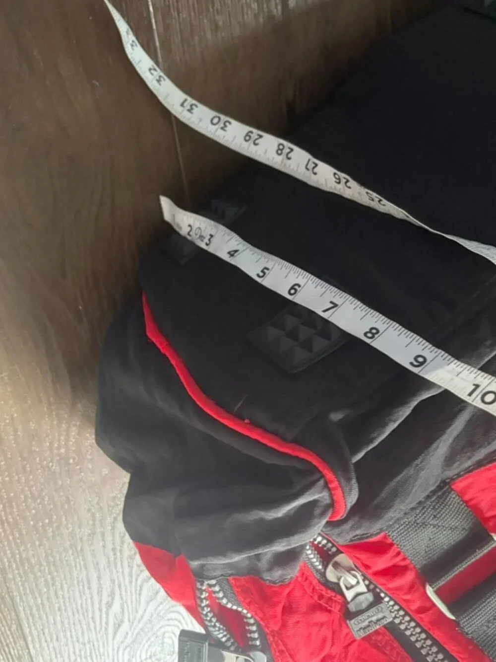 Marlboro red and black duffle bag with logo  vintage 1990s Marlboro Unlimited